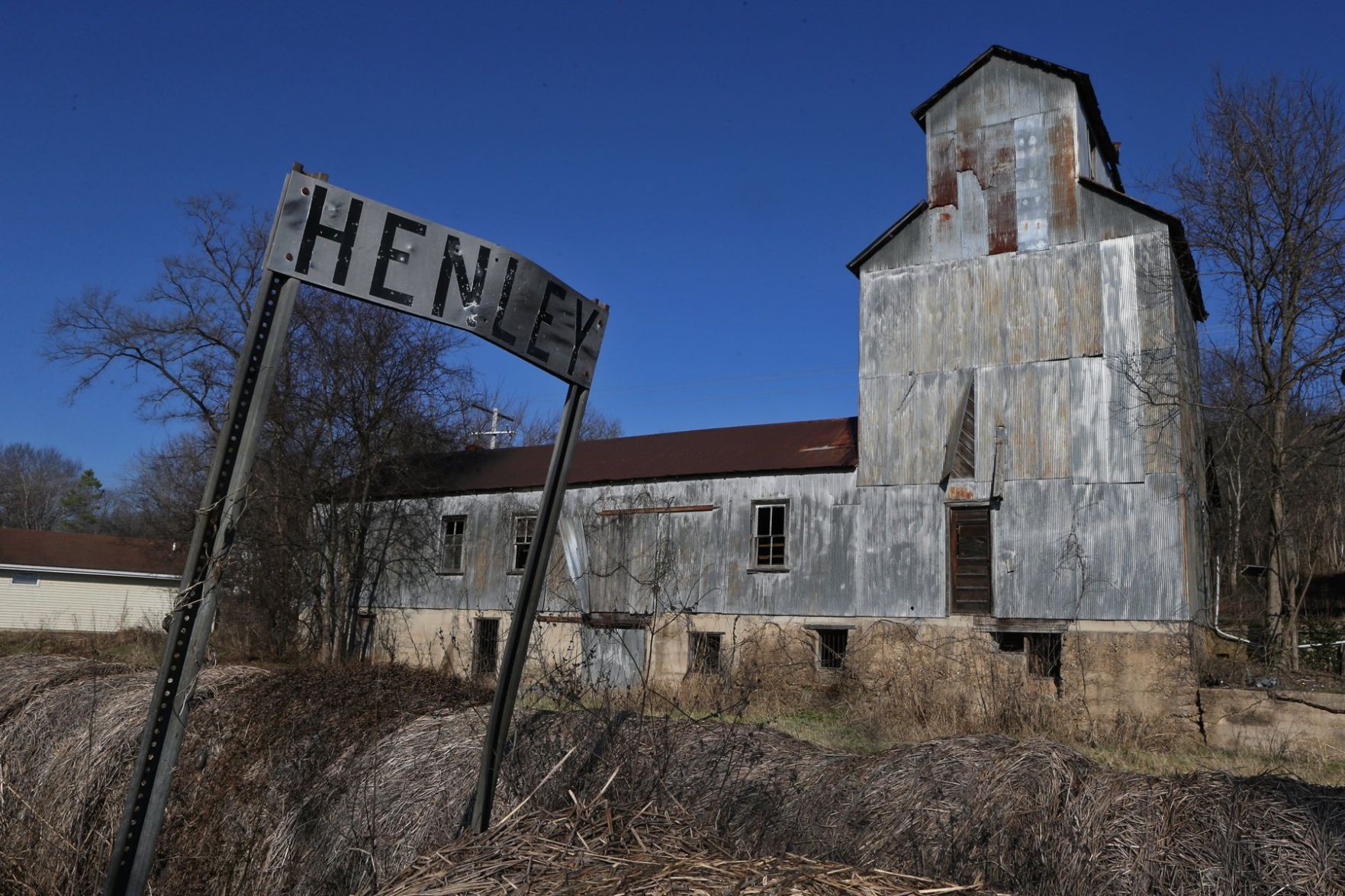 New Rails to Trails project underway in Missouri - Old Henley sign